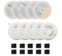 ANEELV Ce lot de 10 filtres Eversweet Pe-tkit avec système de purification en 4 étapes assure une eau potable sans chlore - Comprend 10 éponges, changement recommandé toutes les 3 à 4 semaines