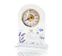 ANEELV Horloge de Bureau Quartz 50e Anniversaire Noces d'or