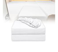 ANEELV Parure de lit 4 pièces pour camping-car avec matelas central - Pour camping-car Volkswagen California/Mercedes-Benz Marco Polo/Fiat Ducato (blanc)