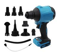 ANEELV Souffleur haute vitesse 447 MPH sans balais compatible avec batterie Makita 14,4 V/18 V pour garage, atelier, nettoyage de la maison, outils uniquement, sans batterie