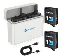 Anegine Hero 13 Batterie 2300 mAh et double charge USB LED Kit de chargeur pour Hero 13 Black Enduro Batterie rechargeable (lot de 2)