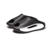 ANEIDA Chaussons de Plage Antidérapant, Été avec Semelle Épaisse Pantoufles de Bain,Sandales de Douche Piscine Confortable Chaussures Maison Intérieur(Size:EU 38-39,Color:Noir)