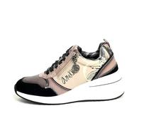 Anekke Baskets compensées avec fermeture éclair latérale et détails décoratifs, semelle intérieure rembourrée amovible, Multicolore, 39.5 EU