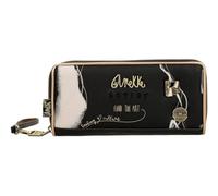 Anekke Grand portefeuille pour femme - Protection RFID - Portefeuille en similicuir avec poignée et fermeture éclair - Couleur noire Shoen - Accessoires et accessoires pour femme - Dimensions 20 x 10