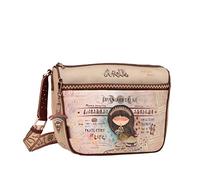 Anekke Bandolera Grande Con Bolsillos, Sac à bandoulière Femme, Multicolore, Taille Unique