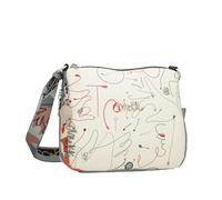 Anekke Mini sac à bandoulière avec poche âme - Compact et fonctionnel - Poches avant et arrière - Dimensions : 12 x 19 x 5 cm - Petits accessoires, Divers