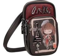 Anekke - Mini sac femme "Mademoiselle" - 12 x 19 x 5 cm - Marron Marron