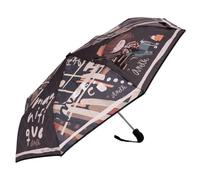 Anekke | Parapluie pliable ouverture fermeture automatique Mademoiselle | Parapluie de poche femme design original à motif | Multicolore