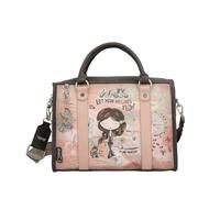 Anekke Peace & Love Bowling Handle Bag Pink