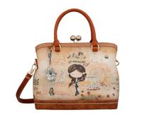 Anekke Peace & Love Kiss Short Handle Bag Camel