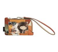 Anekke Porte-cartes Original Alma – Espace multifonctionnel, poignée et fermeture éclair, 14×9×1 cm