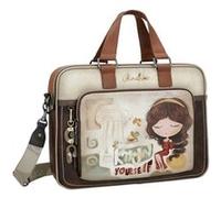 Anekke - Porte-documents PC femme 2 cpts "Muse" - 40 x 30 x 9 cm - Multicolore Multicolore