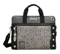 Anekke | Porte-Documents PC Femme Collection Crust | Sacoche synthétique Ordinateur jusqu'à 15 Pouces | 40 x 30 x 5 cm | Coloris Gris