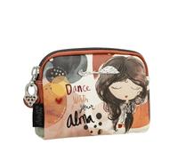 Anekke - Porte-monnaie simple "Alma" - 12 x 9 x 3 cm - Multicolore Multicolore