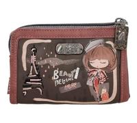 Anekke Portefeuille compact souple Mademoiselle S 15 x 10 x 3 cm Marron RFID