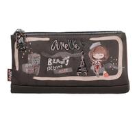 Anekke Porte-Monnaie Mademoiselle Flexible RFID Wallet Multicolor Marron foncé