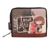 Anekke Portefeuille mini femme «Mademoiselle» 10 x 9 x 2 cm Marron