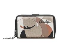 Anekke Portefeuille compact zippé Eikon 15 x 10 x 3 cm Multicolore