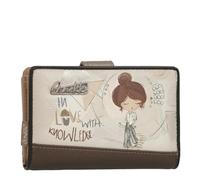 Anekke – Portefeuille compact femme «Sophia» 13581 – Protection RFID – Multicolore