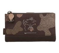 Anekke Porte-Monnaie Voyage RFID Wallet Multicolor Brun | Fermeture à languette et fermeture éclair, plusieurs poches intérieures, protection RFID, poids 150 g, sans poignée