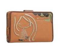 Anekke Porte-monnaie compact femme Sophia Gaia Multicolore Terracotta
