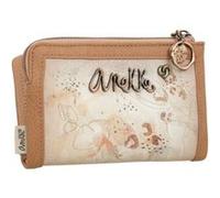 Anekke - Portefeuille compact souple "Stories" - S - 15 x 10 x 3 cm - Marron Marron G