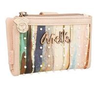 Anekke - Portefeuille compact souple "Studio" beige - S - 15 x 10 x 3 cm - Coloris Beige Beige G