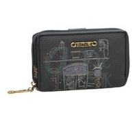 Anekke - Portefeuille compact zippé "Boutique" - 15 x 10 x 3 cm - Bleu Bleu