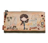 Anekke portefeuille Peace & Love RFID Wallet L Camel