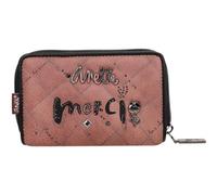 Anekke Portefeuille femme Collection Evolution – 3 compartiments, fermeture éclair, 12×8×4 cm