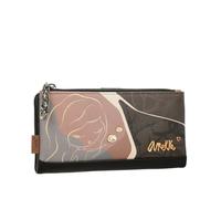 Anekke Portefeuille RFID Heartbeat - Design fonctionnel - Dimensions : 21/10/2 cm - Accessoires et accessoires pour femme, Divers