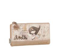 Anekke Portefeuille RFID Memories - Grand design avec double compartiment | Fermeture à languette et fermeture éclair | Dimensions : 18 x 10 x 2 cm, Divers