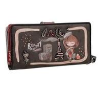 Anekke Porte-Monnaie Mademoiselle RFID Wallet Multicolor Marron foncé