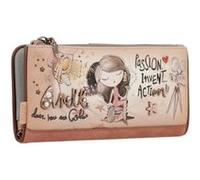 Anekke - Portefeuille tout-en-un souple Hollywood - L - 11413 Beige G