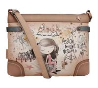 Anekke Sac à bandoulière Hollywood rectangulaire pour femme multicolore avec fermeture éclair