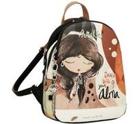 Sac à dos - Anekke - Alma - Noir - 24x30x12 cm - Bretelles réglables