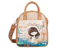 Anekke - Sac à dos pour femme - Sac moyen - Sac en similicuir avec 3 anses - Sac à Main Double Poignée