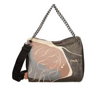 Anekke Sac à épaule anthracite vieux rose pour femme - Dreamverse Heartbeat Crossbody Bag With Metal Handle Multicolor 285491