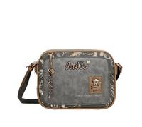 Anekke Sac à épaule bandoulière gris foncé brun clair pour femme - Real Intentions 3 Compartment Crossbody Bag Multicolor 316180