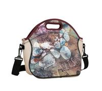 Anekke Sac alimentaire en néoprène au design unique, pratique et compact, ouverture par le haut avec fermeture éclair, dimensions : 31 x 30 x 13,5 cm