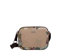 Anekke | Sac bandoulière 3 cpts Evolution | Sac femme synthétique original et pratique avec poches | 25 x 19 x 6 cm | Coloris beige
