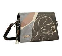 Anekke - Sac bandoulière à rabat "Heartbeat" - 24 x 18 x 7 cm - Marron Marron