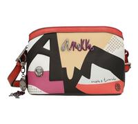 Anekke | Sac bandoulière Fashion | Petit sac à main synthétique femme original inspiration années 60 | 22 x 17 x 10 cm | Multicolore