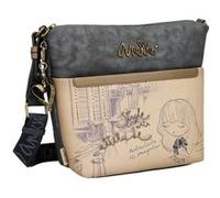 Anekke - Sac bandoulière large "Studio" - 33 x 28 x 13 cm - Bleu Bleu