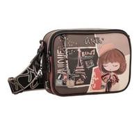 Anekke - Sac bandoulière trotteur "Mademoiselle" - 23 x 16 x 9 cm - Marron Marron
