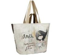 Anekke - Sac de plage femme "Memories" - 49 x 36 x 7 cm - Beige Beige G