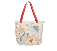 Anekke Sac de plage ou de loisirs, fermeture éclair, 100 % polyester, multicolore, grande taille, multicolore, large