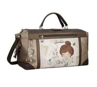 Anekke Sac de voyage femme Sophia - 49 x 30 x 22 cm, polyester & PU, bandoulière amovible, compatible trolley