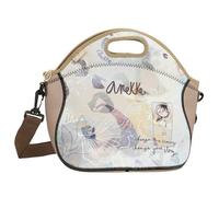 Anekke | Sac Repas en néoprène Whispers | Petite glacière Lunch Box Femme Originale avec bandoulière | 31 x 30 x 13,5 cm | Multicolore