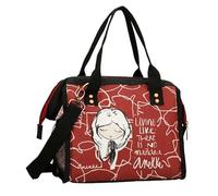 Anekke | Sac Repas Isotherme Alegria | Petite glacière Lunch Box Femme Originale avec bandoulière | 28,5 x 24,5 x 16 cm | Coloris Rouge